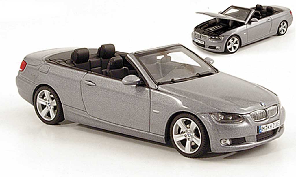 Bmw 335 E93 1/43 Autoart E93 Convertible grey 2006 diecast model cars