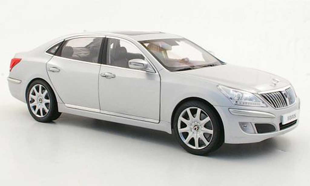Hyundai Equus 1/18 Minikraft grey metallise diecast model cars