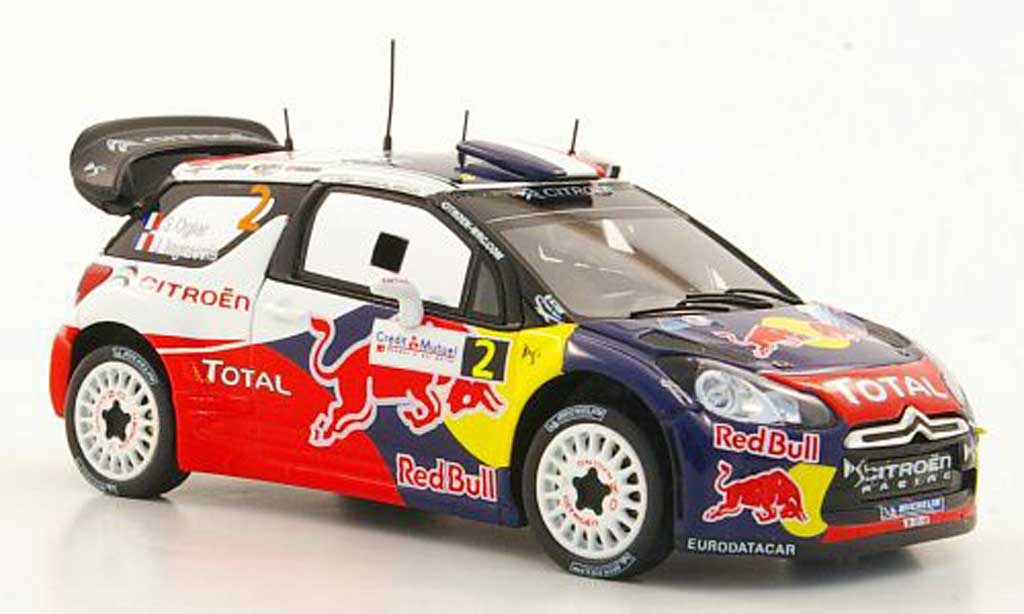 DS Automobiles DS3 WRC 2011 1/43 Spark WRC 2011 No.2 S.Ogier / J.Ingrassia Rally Frankreich diecast model cars