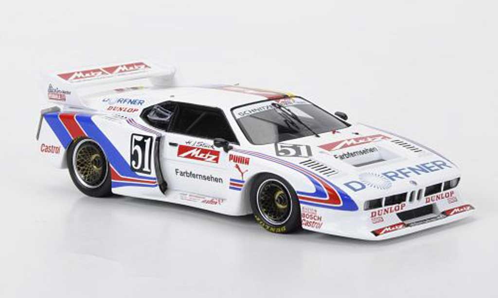 Bmw M1 1981 1/43 Spark 1981 Gr.5 No.51 Metz Schnitzer -Team H.-J.Stuck Norisring diecast model cars