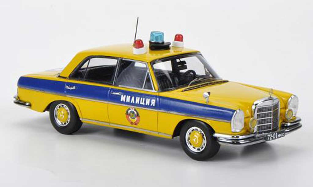 Mercedes 280 SE 1/43 DIP Models SE (W108) GAI - Milizija Mockba Police Moskau 1975 diecast model cars