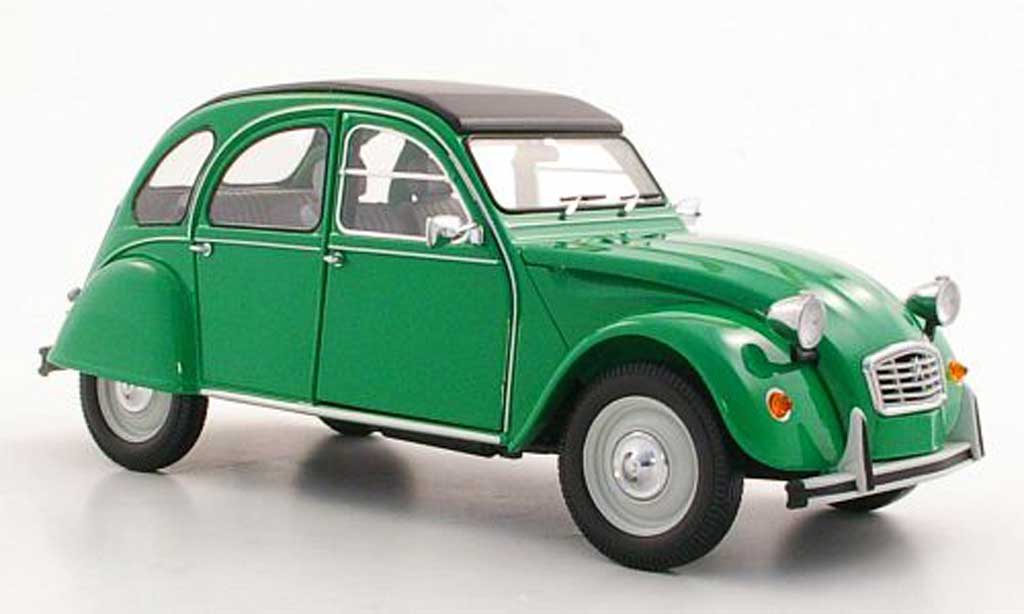 Citroen 2CV 1/18 Minichamps grun 1976 diecast model cars