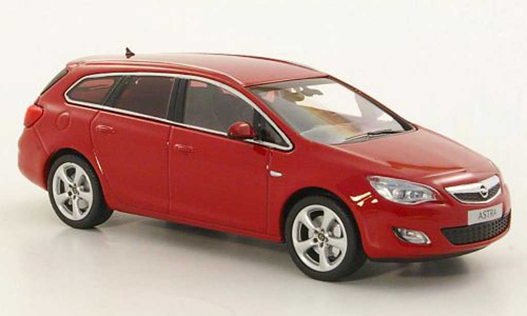 Opel Astra 1/43 Minichamps Sportstourer red 2010 diecast model cars