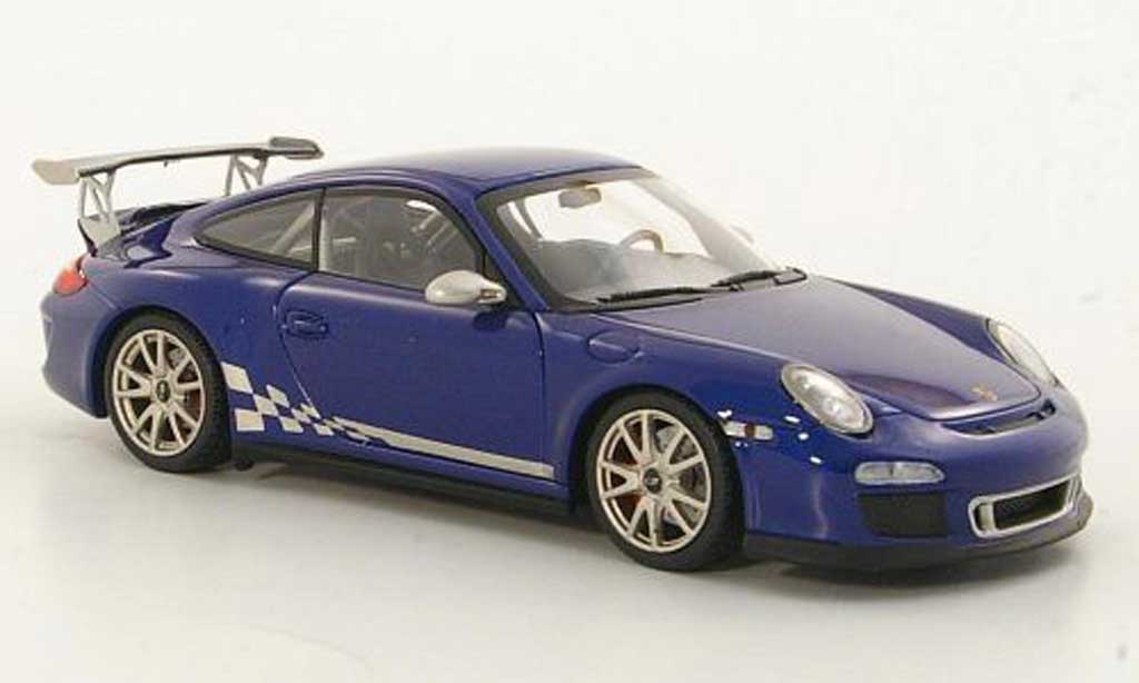 Porsche 997 GT3 RS 1/43 Minichamps GT3 RS 2010 (II) blue diecast model cars