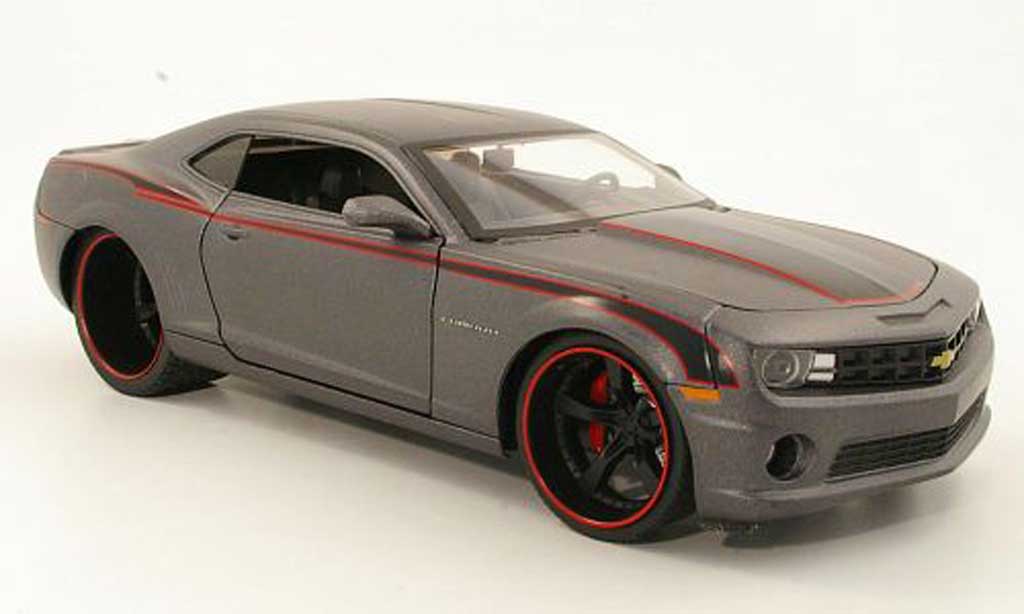 Chevrolet Camaro SS 1/18 Jada Toys SS grey/black 2010 diecast model cars