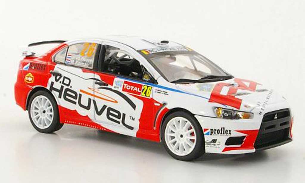 Mitsubishi Lancer Evolution IX 1/43 Vitesse Evolution IX R4 No.26 J.v.d.Heuvel / M.Kolman Rally Ypern 2011 diecast model cars