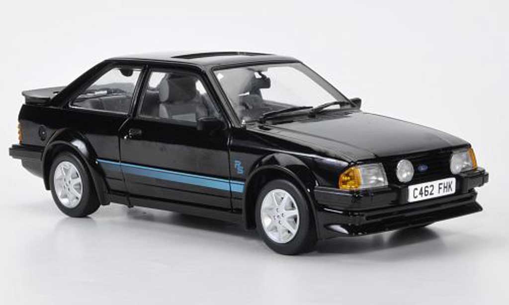 Ford Escort MK3 1/18 Sun Star MK3 Turbo black RHD 1984 diecast model cars