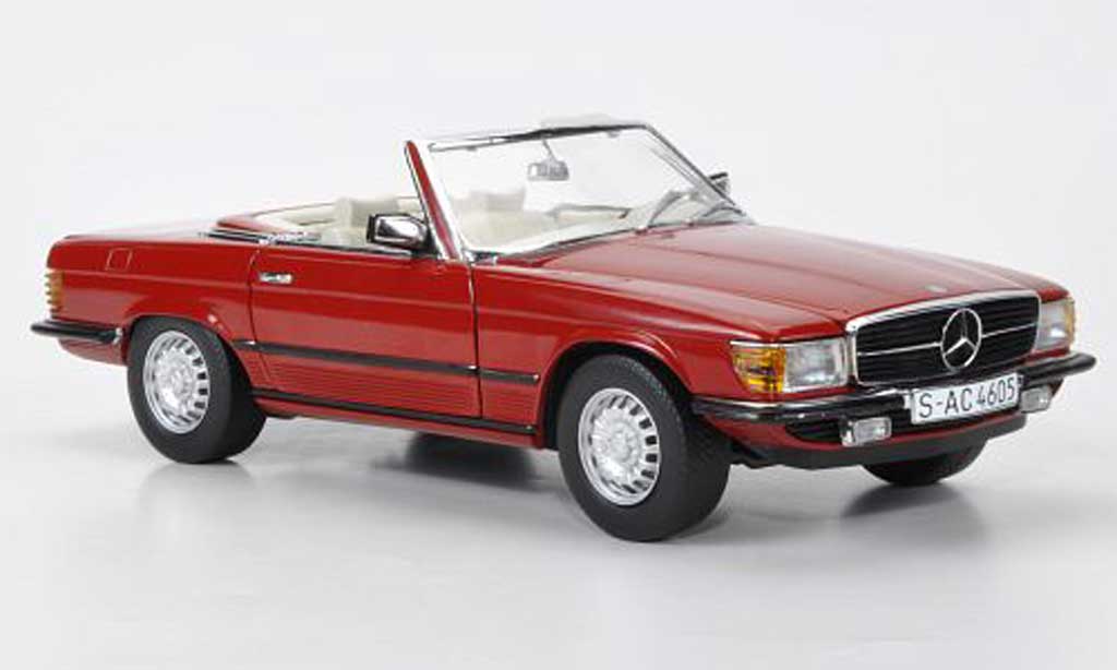 Mercedes 350 SL 1/18 Sun Star SL red 1977 diecast model cars