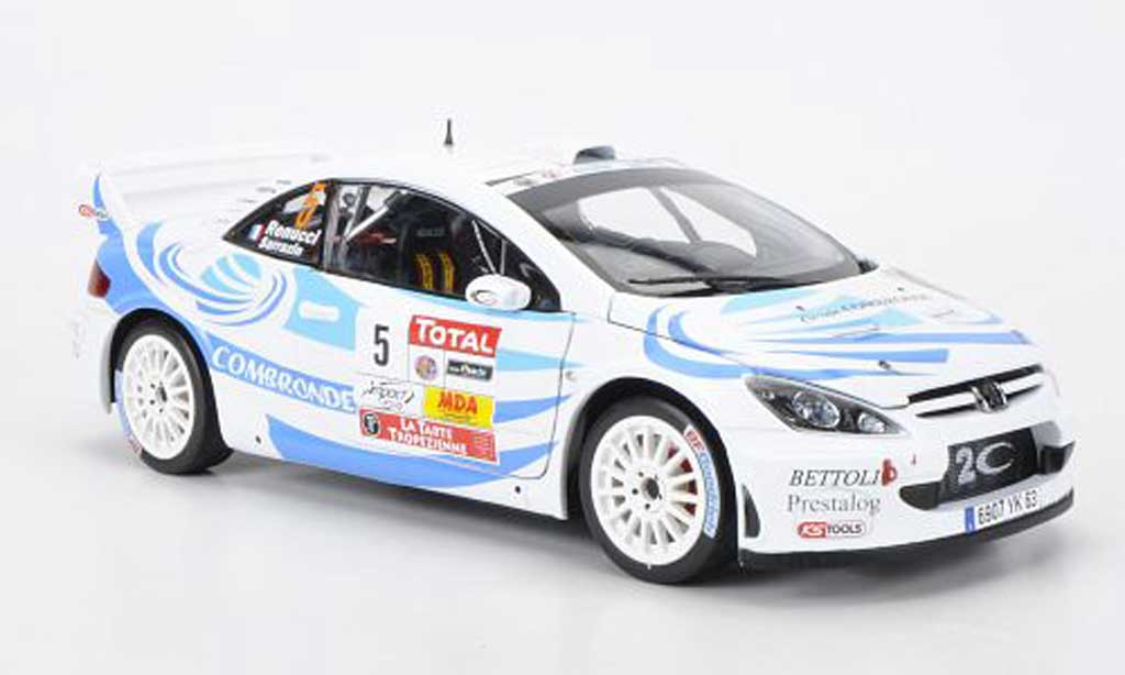 Peugeot 307 WRC 1/18 Sun Star WRC No.5 Combronde S.Sarrazin/J.Renucci Rally du Var 2011 diecast model cars