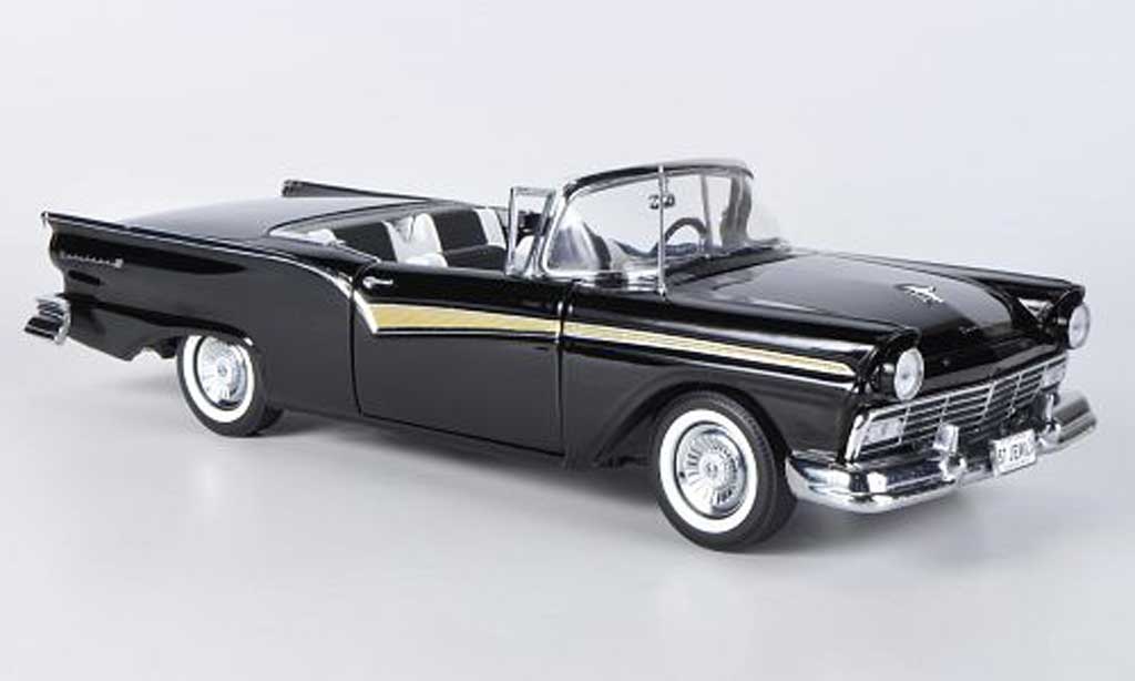 Ford Fairlane 1957 1/18 Sun Star 1957 500 Skyliner black diecast model cars
