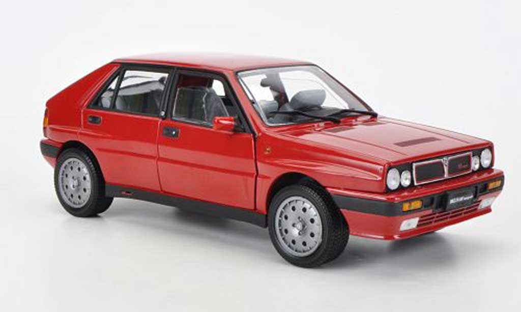Lancia Delta HF Integrale 1/18 Sun Star HF Integrale 8V red 1990 diecast model cars