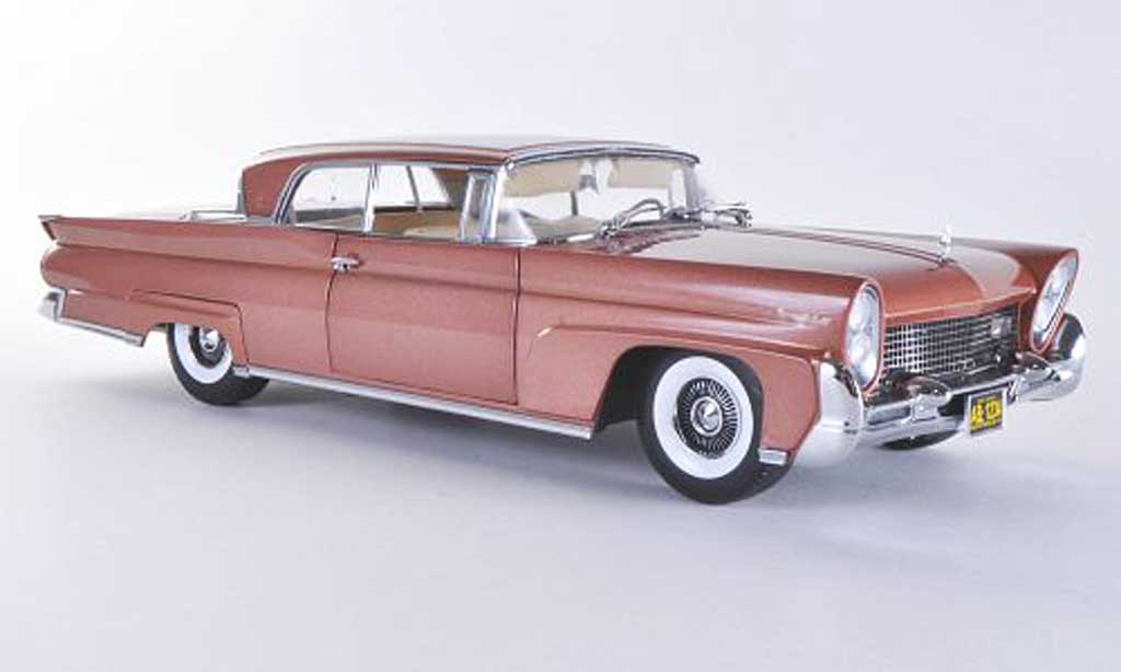 Lincoln Continental 1958 1/18 Sun Star 1958 Mark III Hardtop brown diecast model cars