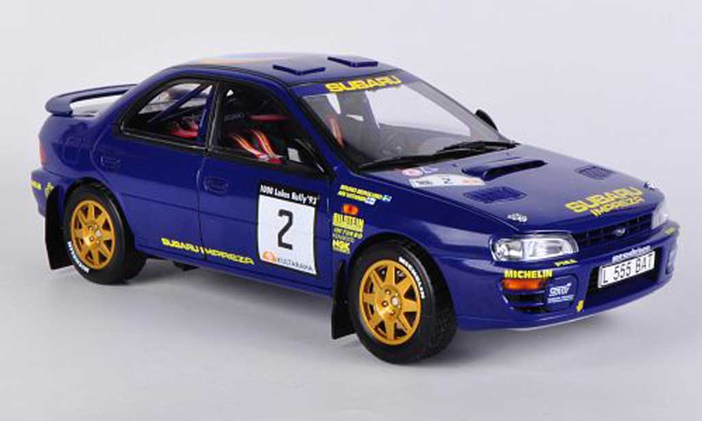 Subaru Impreza 1/18 Sun Star 555 No.2 2nd 1000 Lakes Rally 1993 A.Vantanen/B.Berglund diecast model cars