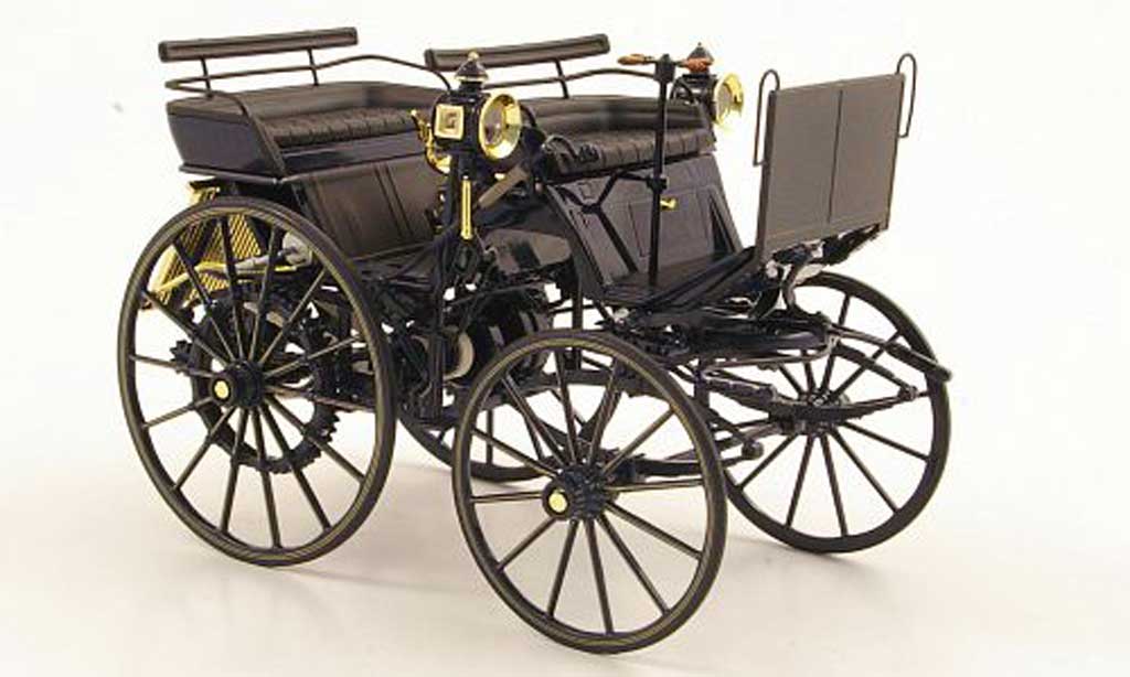 Mercedes Daimler 1/18 Norev Motorkutsche blue diecast model cars