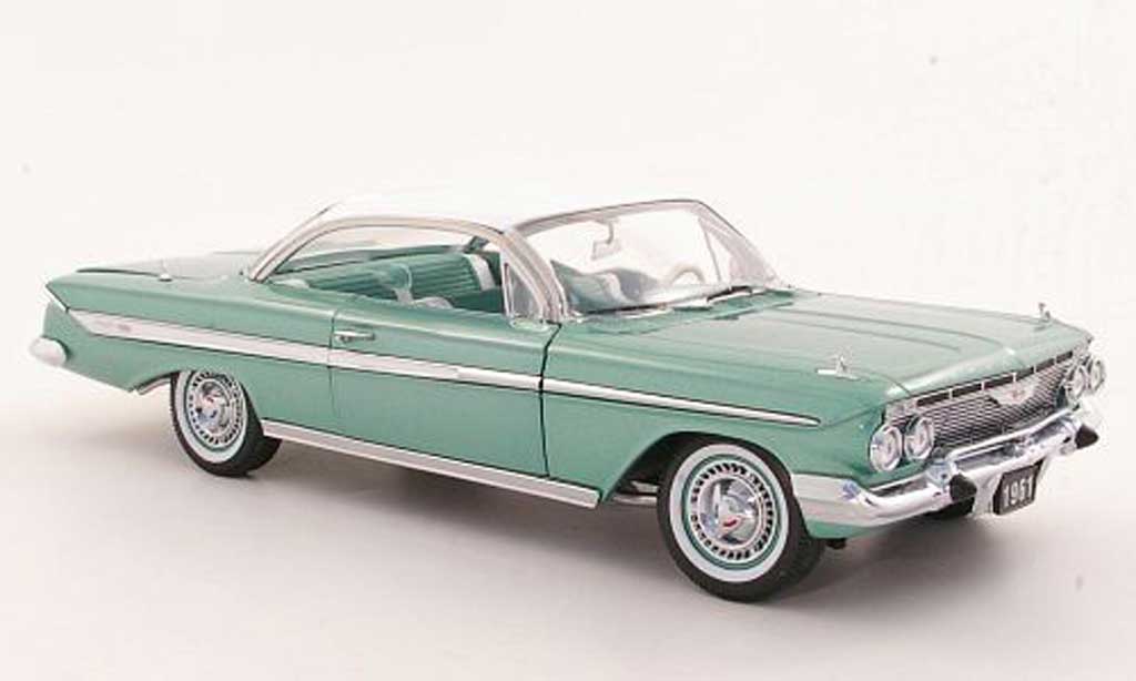 Chevrolet Impala 1961 1/18 Sun Star 1961 Sport Coupe grey grun/white diecast model cars