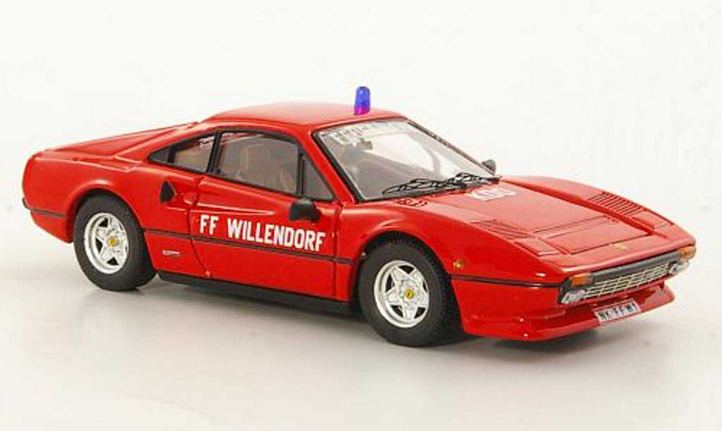 Ferrari 308 GTB 1/43 Best GTB Freiwillige Fire brigade Willendorf (A) 1983 diecast model cars