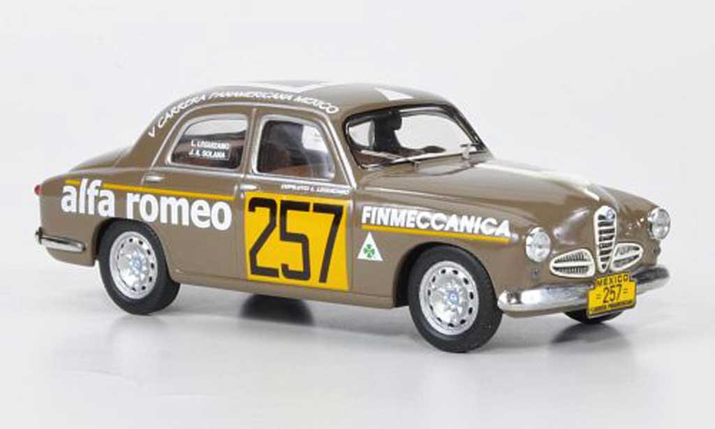 Alfa Romeo 1900 1/43 M4 Berlina No.257 J.A.Solana / L.Leguizamo Carrera Panamericana 1954 diecast model cars