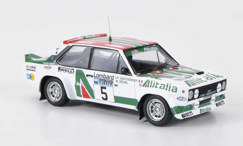 Fiat 131 Abarth 1/43 Trofeu Abarth No.5 Alitalia W.Rohrl / Ch.Geistdorfer RAC Rally Grossbritannien 1978 diecast model cars