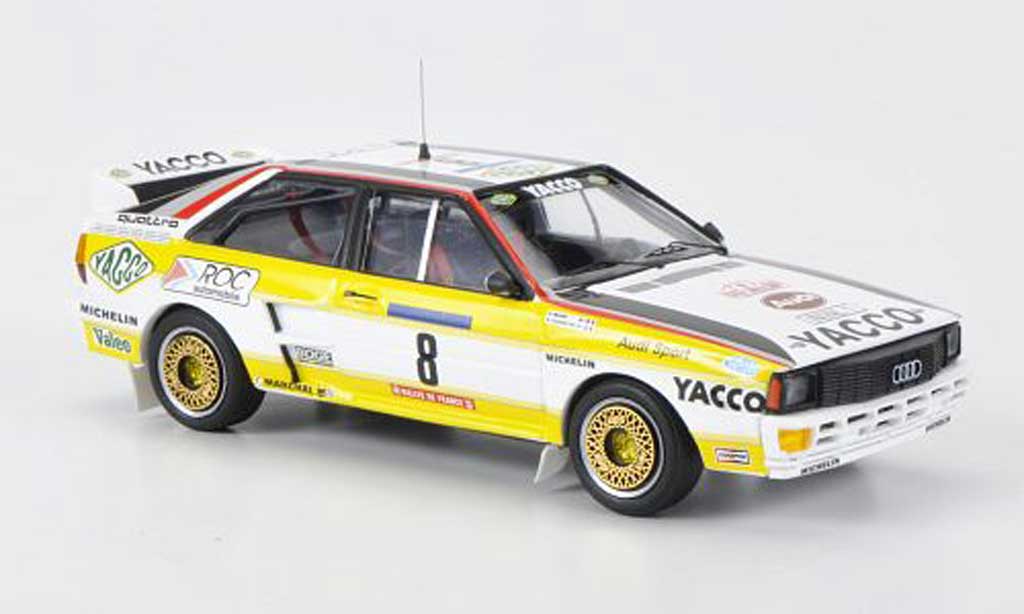 Audi Quattro 1/43 Trofeu No.8 Yacco B.Darniche / A.Mahe Tour de Corse 1984 diecast model cars