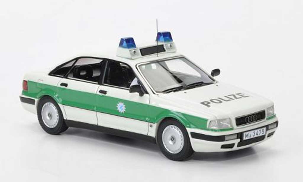 Audi 80 1/43 Neo (B4) Police Bayern 1992 diecast model cars