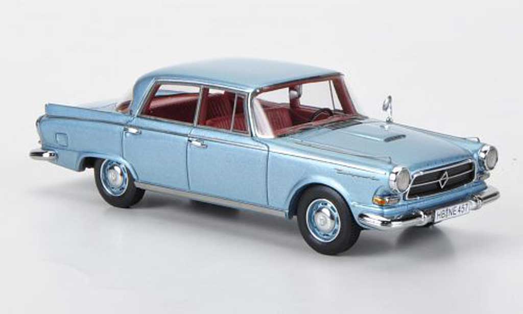 Borgward P100 1/43 Neo blue 1960 diecast model cars