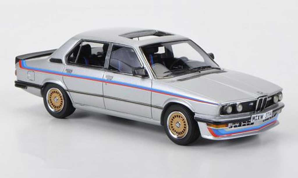 Bmw 535 M 1/43 Neo M i (E12) grey avec Motorsport-Streifen 1978 diecast model cars