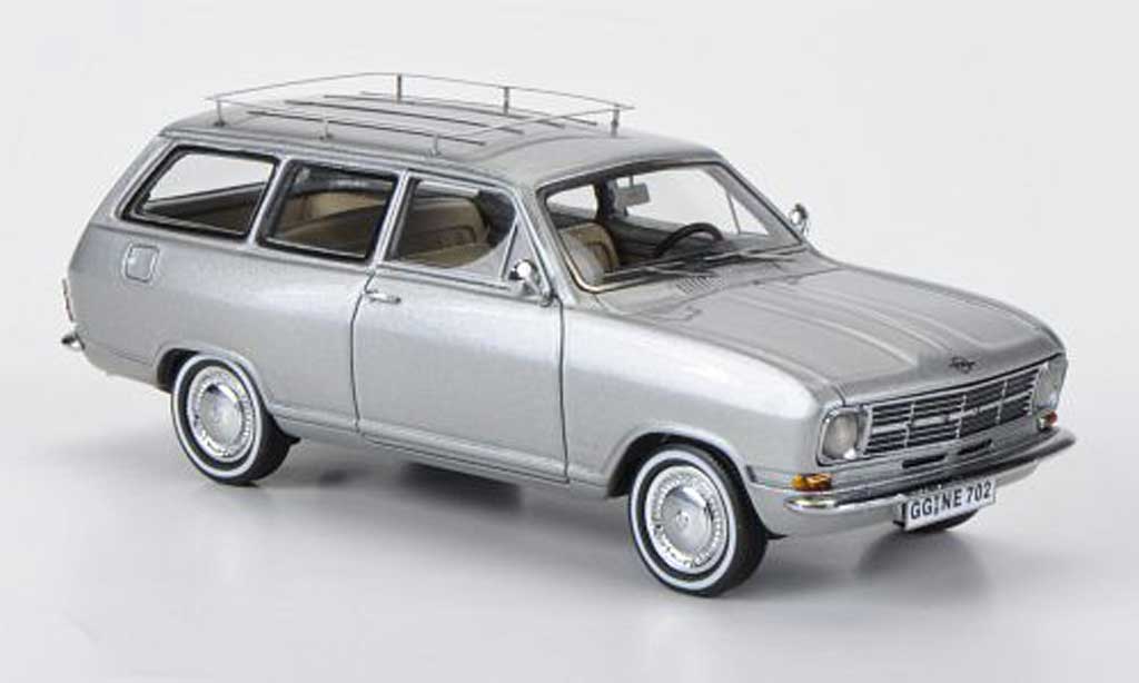 Opel Kadett B 1/43 Neo B Caravan grey 1971 diecast model cars