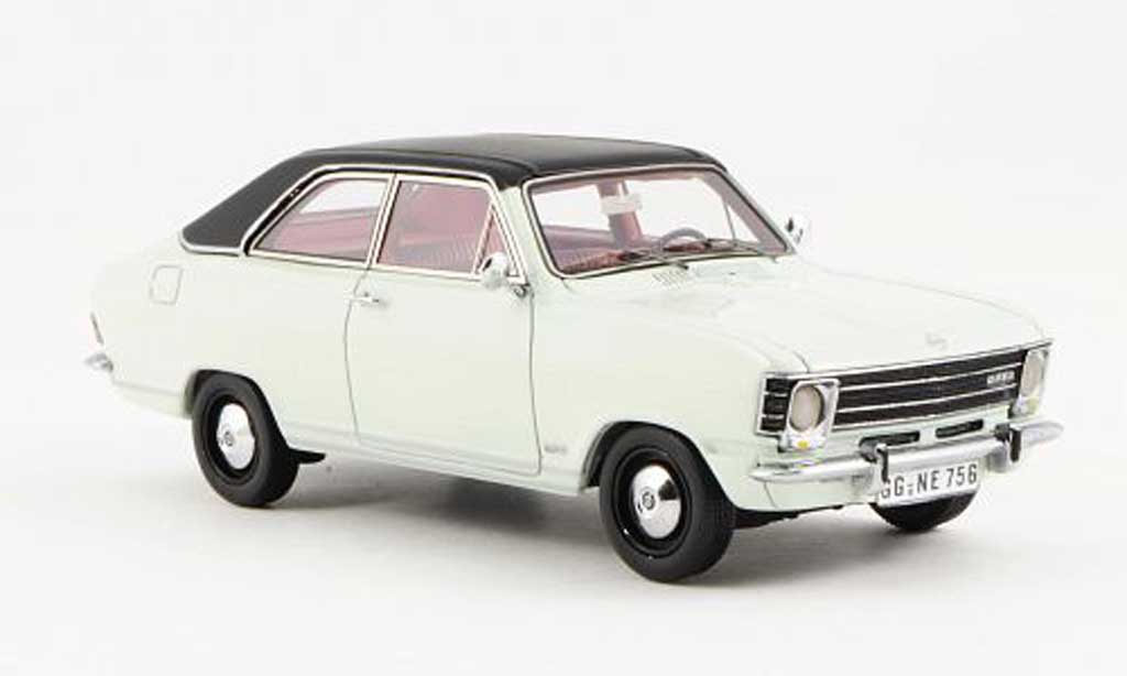 Opel Olympia 1/43 Neo A LS white/black 2-Turer 1970 diecast model cars