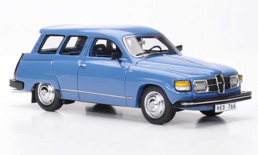 Saab 95 1/43 Neo GL blue 1979 diecast model cars