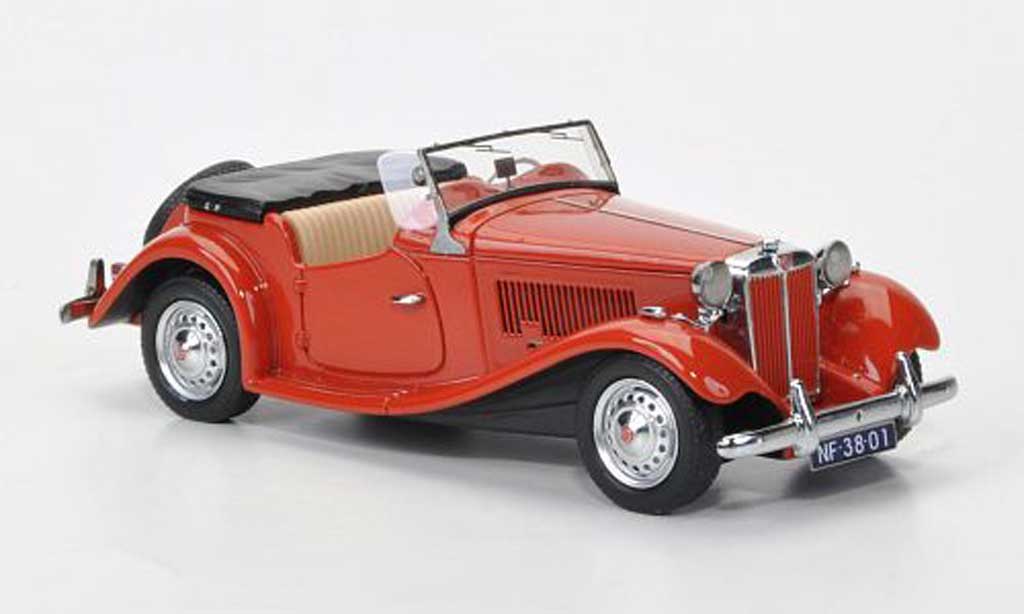 MG TD 1/43 Neo MkII red LHD 1950 diecast model cars