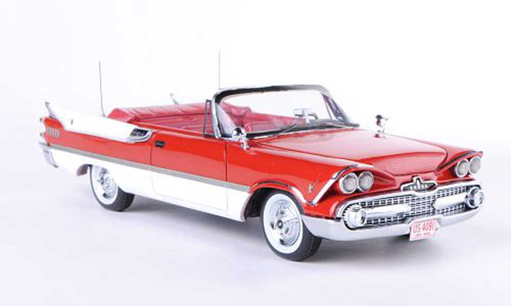 Dodge Custom Royal Lancer 1/43 Neo Convertible red/white 1959 diecast model cars