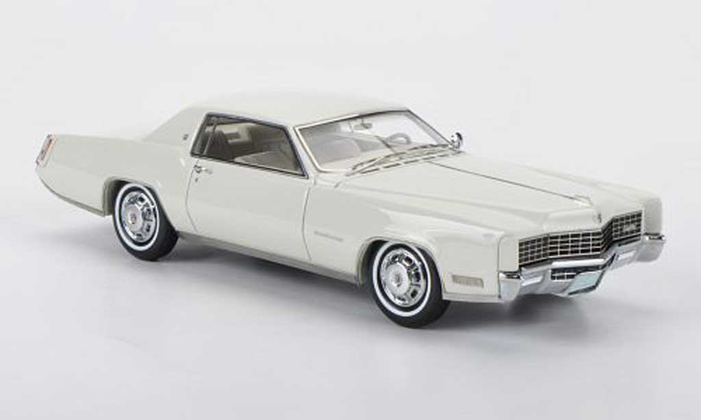 Cadillac Eldorado 1/43 Neo 2-portes Coupe white 1968 diecast model cars