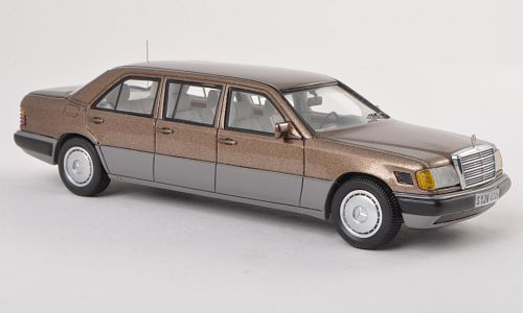Mercedes 250 1/43 Neo grey Lang (V124) brun/grey diecast model cars