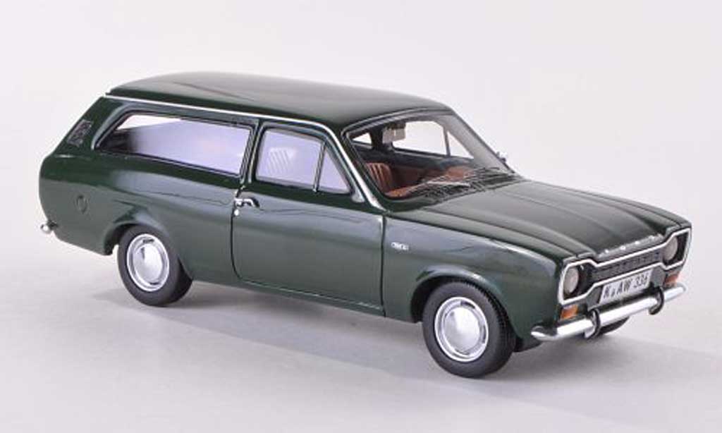 Ford Escort MK1 1/43 Neo MK1 Turnier grun LHD 1968 diecast model cars