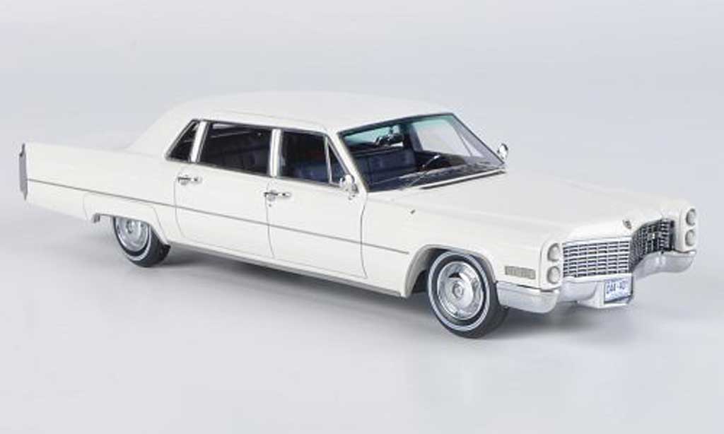 Cadillac Fleetwood 1966 1/43 Neo 1966 75 white diecast model cars