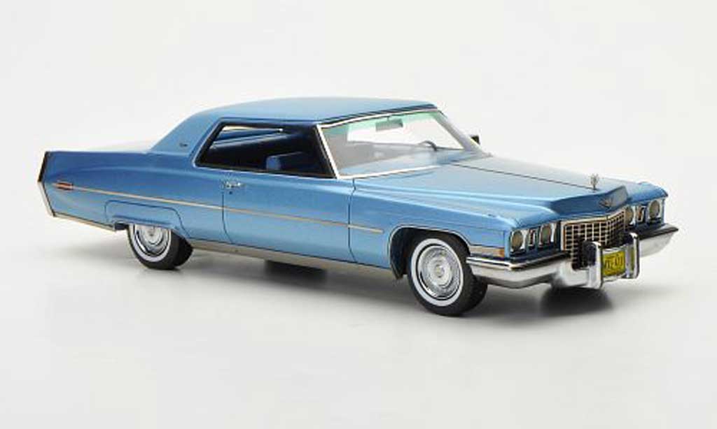 Cadillac Deville 1972 1/43 Neo 1972 Coupe blue/mattblue diecast model cars