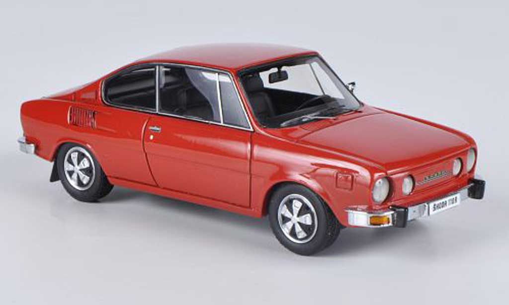 Skoda 110 1/43 Neo Coupe red 1972 diecast model cars