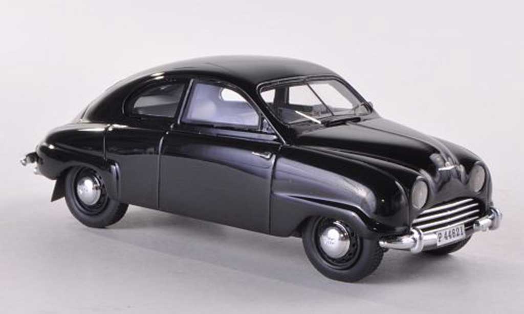 Saab 92B 1/43 Neo black 1958 diecast model cars