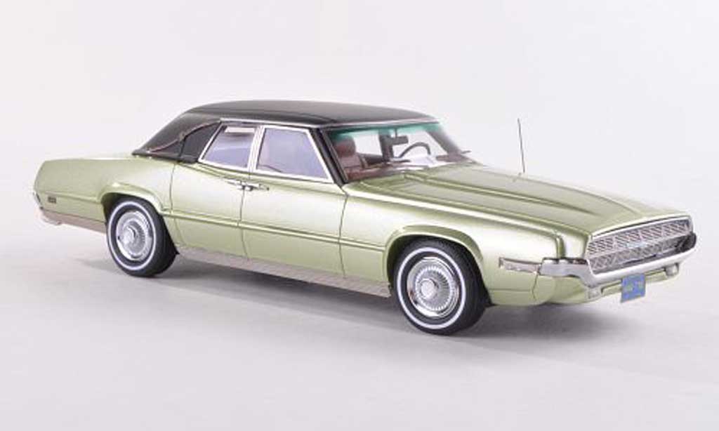 Ford Thunderbird 1969 1/43 Neo 1969 Landau vert/lumineuses-black diecast model cars