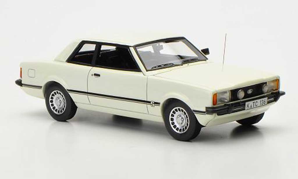 Ford Taunus 1976 1/43 Neo 1976 TC2 S white 2-Turer diecast model cars