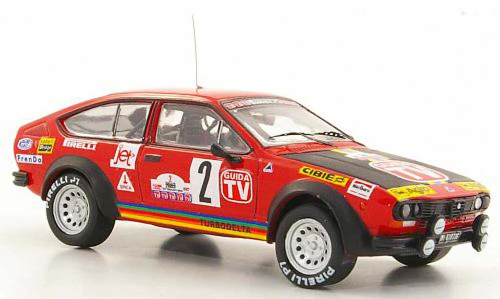 Alfa Romeo GT 2.0 1/43 M4 V 2.0 Alfetta No.2 Pregliasco / Reisoli Targa Florio 1980 diecast model cars