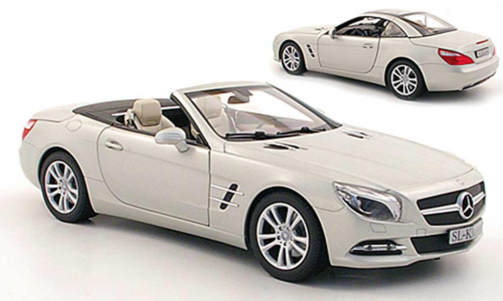 Mercedes Classe SL 1/18 Norev (R231) grey metallisee 2012 diecast model cars