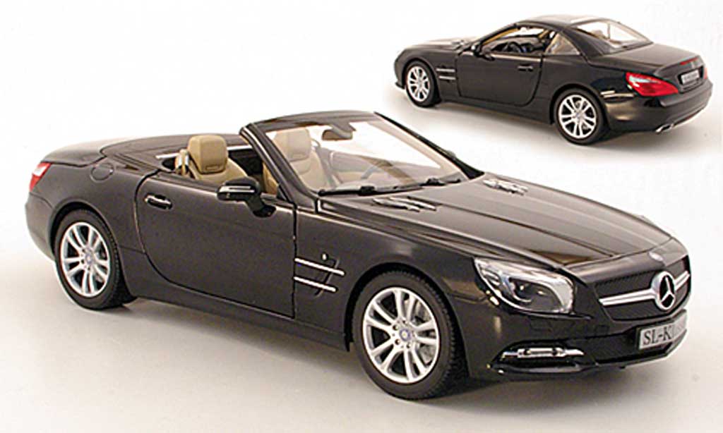 Mercedes Classe SL 1/18 Norev (R231) black 2012 diecast model cars