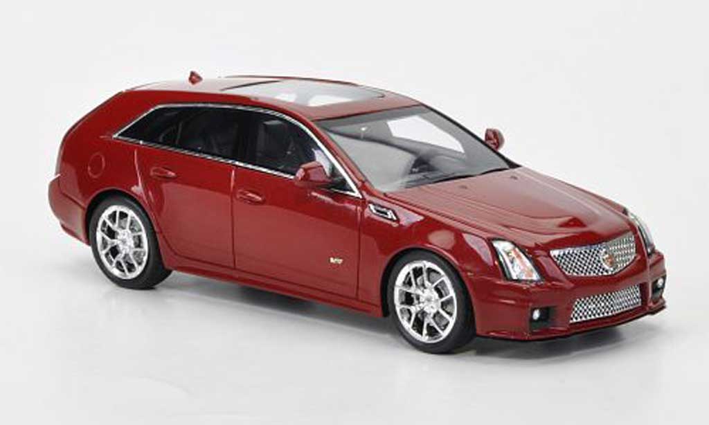 Cadillac CTS-V 1/43 Luxury Collectibles Sport Wagon red 2011 diecast model cars