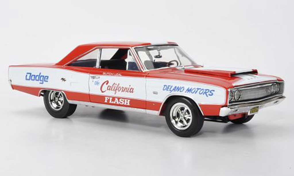 Dodge Coronet 1967 1/18 Highway 61 1967 R/T The California Flash Butch Leal diecast model cars