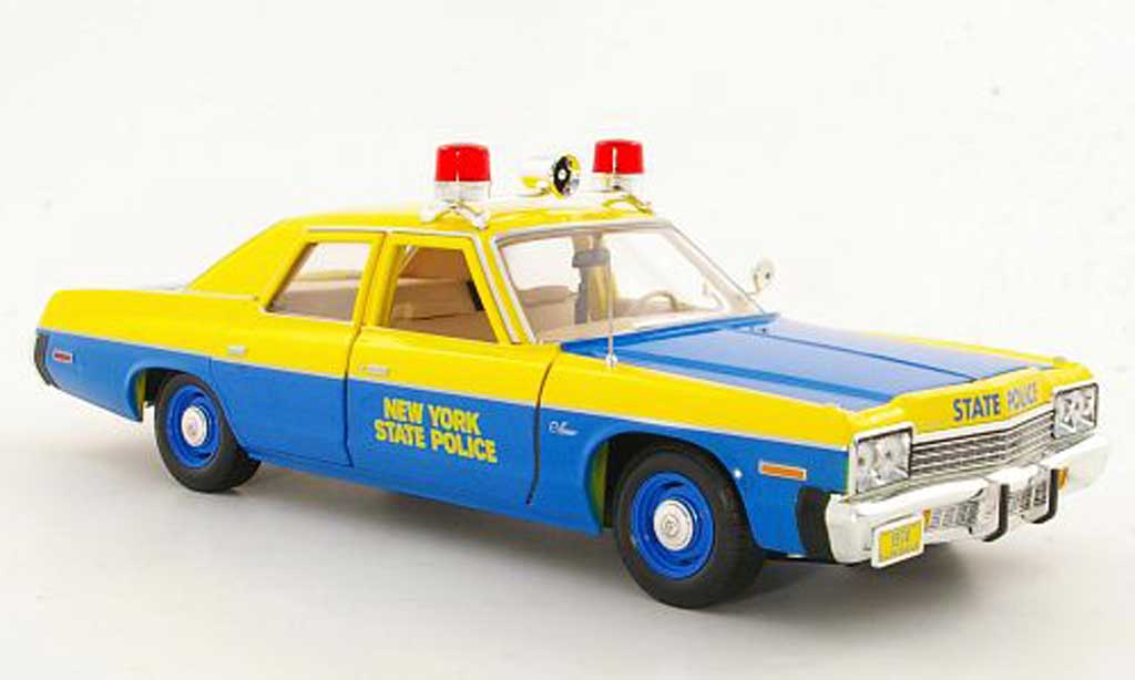 Dodge Monaco 1974 1/18 Ertl 1974 New York State Police Police (US) diecast model cars
