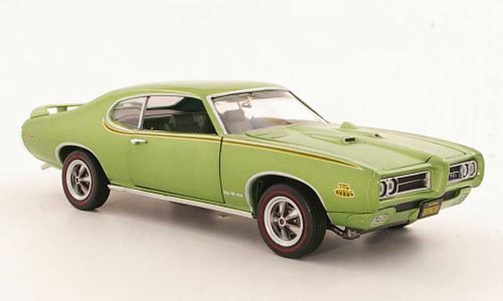 Pontiac GTO 1/18 Ertl Judge grey metallisee grun 1969 diecast model cars