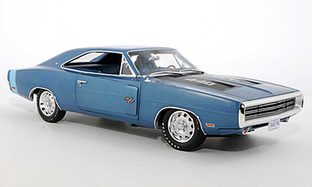 Dodge Charger 1970 1/18 Ertl 1970 R/T SE blue/black diecast model cars