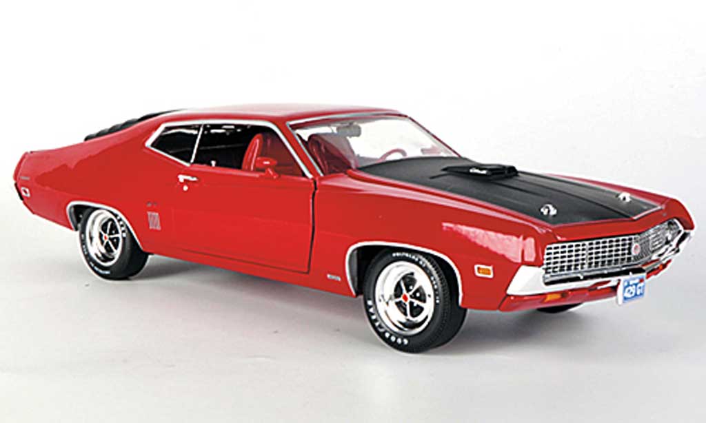 Ford Gran Torino 1/18 Ertl GT 429 red/mattblack 1970 diecast model cars