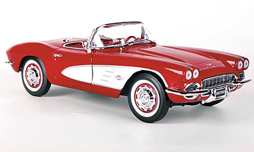 Chevrolet Corvette C1 1/18 Ertl C1 (C1) red/white diecast model cars